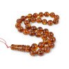 Pressed Amber Islamic Rosary Misbaha Gift for Islamic Devotion-Islamic Prayer rosary-Amber rosaries