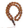Pressed Amber Islamic Rosary Misbaha Gift for Eid Celebrations-Islamic Prayer rosary-Amber rosaries