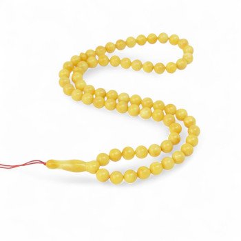 Pressed Amber rosary Prayer beads for Dhikr-Islamic Prayer rosary-Amber rosaries