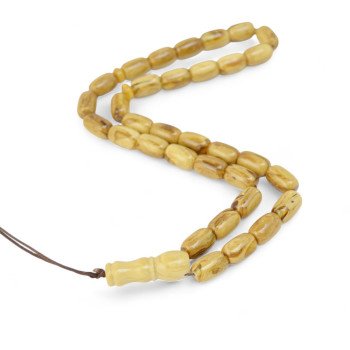 Pressed Amber Islamic Rosary Misbaha Gift for Ramadan Blessings-Islamic Prayer rosary-Amber rosaries