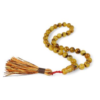 Amber Rosary Islamic Tasbih for Eid & Ramadan Celebration-Islamic Prayer rosary-Amber rosaries