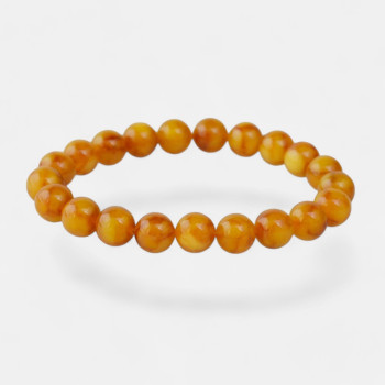 Christmas gift idea for Her - Pressed amber bracelet-Amber bracelets-Home