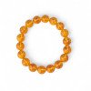 Pressed cognac amber bracelet for women-Amber bracelets-Home