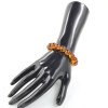 Baltic Amber Bracelet in Rich Tones Pressed Beads-Amber bracelets-Home