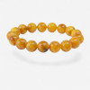 Butterscotch pressed amber bracelet for women gift idea-Amber bracelets-Home