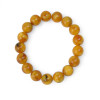 Butterscotch pressed amber bracelet for women gift idea-Amber bracelets-Home