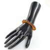 11mm round amber bracelet with modified amber-Amber bracelets-Home