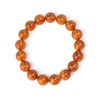 11mm round amber bracelet with modified amber-Amber bracelets-Home