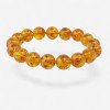 Round 11 mm pressed or modified amber bracelet-Amber bracelets-Home