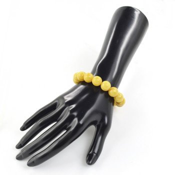 Pressed or reconstructed Amber Bracelet – dark matt bracelet-Amber bracelets-Home