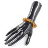 Cognac amber bracelet pressed beads 12mm-Amber bracelets-Home