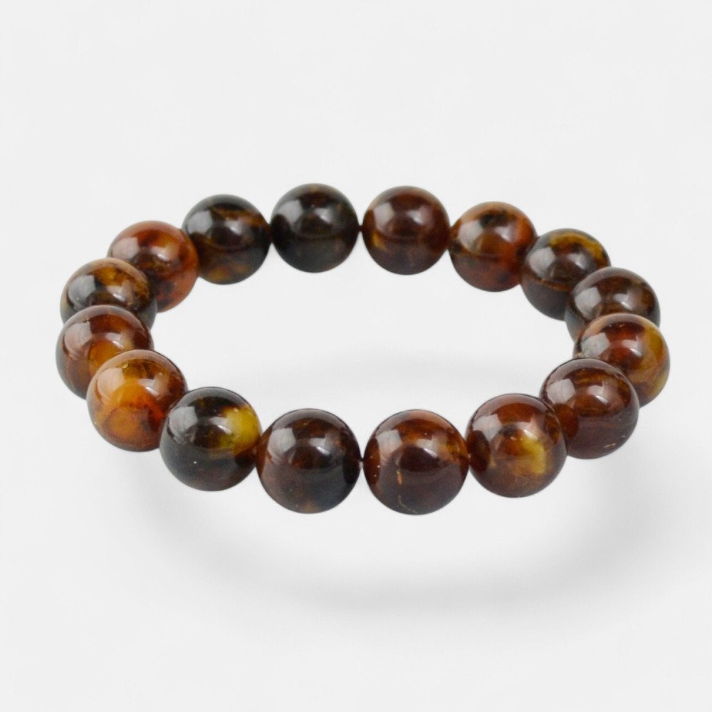 Elegant natural amber bracelet for everyday wear-Amber bracelets-Home