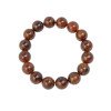 Reconstructed Modified Amber Bracelet - Brown 12mm amber-Amber bracelets-Home