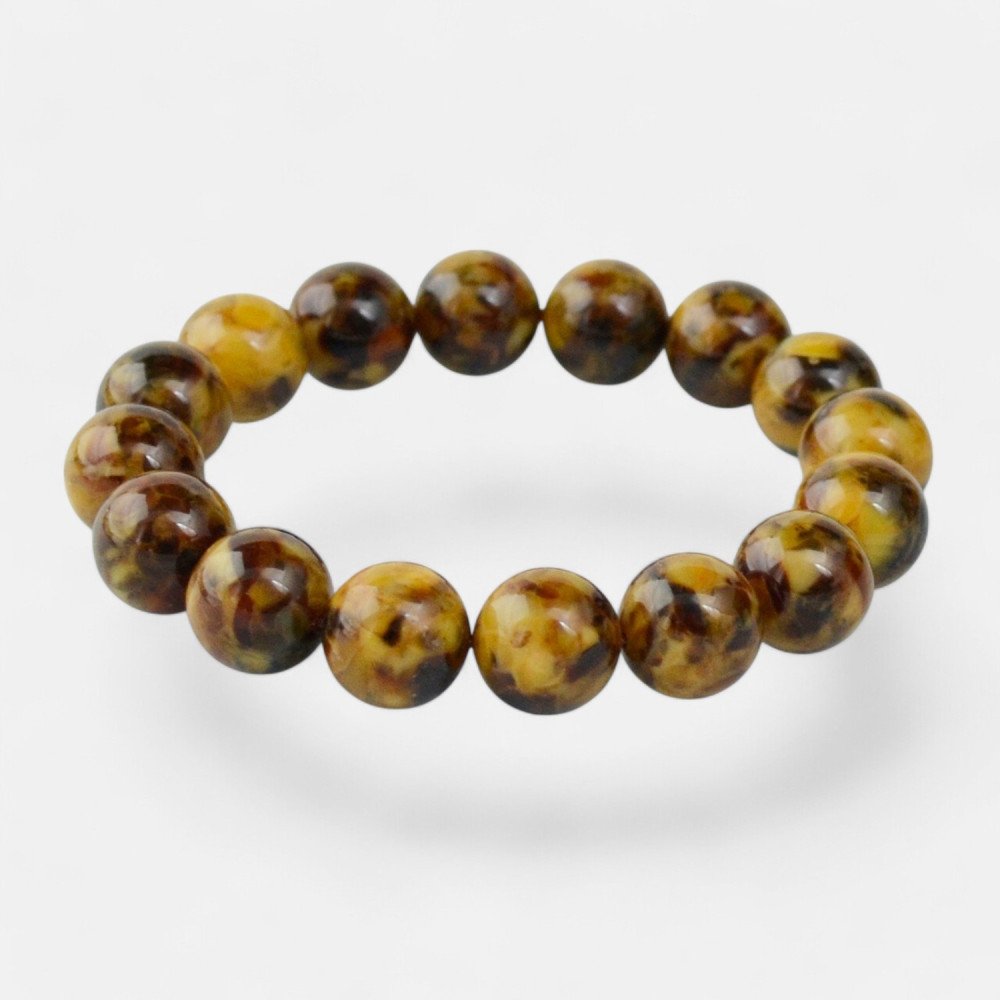 Amber Bracelet Unique Gemstone Bead Gift for Anniversaries-Amber bracelets-Home