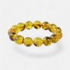 Polished Pressed Amber Bracelet – 12mm Beads - Gift idea-Amber bracelets-Home