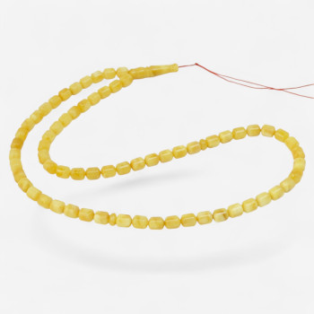 66 Amber Prayer Beads - Pressed amber-Islamic Prayer rosary-Amber rosaries