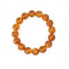 Pressed Amber Bracelet – Unique Bracelet 12mm-Amber bracelets-Home