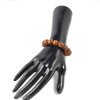 Pressed amber bracelet Dark Butterscotch Color Beads-Amber bracelets-Home