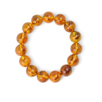 Pressed Amber Gemstone Bracelet – The Ideal Birthday Gift-Amber bracelets-Home