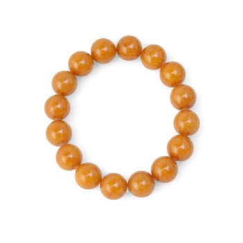 Unique Pressed Amber Bracelet with Organic Charm-Amber bracelets-Home