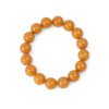 Unique Pressed Amber Bracelet with Organic Charm-Amber bracelets-Home