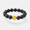 Unique Pressed Amber Bracelet with Striking Colors 12mm-Amber bracelets-Home