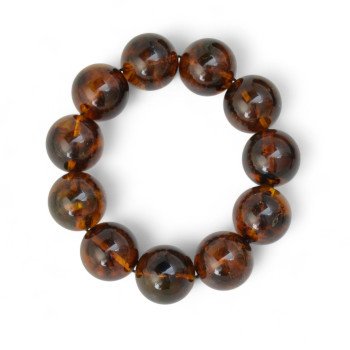 Pressed Modified Amber Bracelet – Pure Baltic Treasure-Amber bracelets-Home
