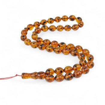 45 amber prayer rosary Spiritual gift idea-Islamic Prayer rosary-Amber rosaries