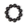 Pressed Modified amber bracelet for women 19mm beads-Amber bracelets-Home