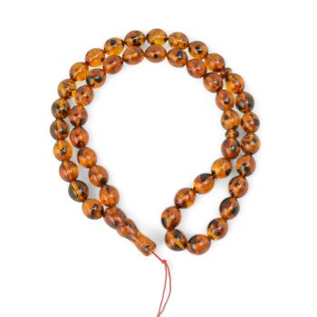 45 amber prayer rosary Spiritual gift idea-Islamic Prayer rosary-Amber rosaries