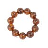 18mm pressed modified Amber Bracelet stylish jewelry-Amber bracelets-Home