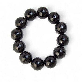 Cherry amber bracelet with pressed beads-Amber bracelets-Home