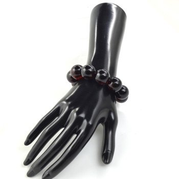 Glossy Modified Amber Design Bracelet-Amber bracelets-Home