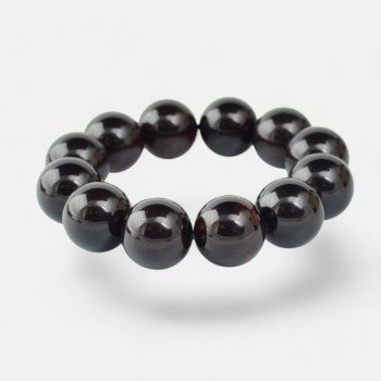 Pressed Modern Amber Stone Bracelet for Gift-Amber bracelets-Home