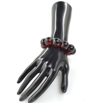 Modified Amber Bracelet - 18mm amber jewelry gift-Amber bracelets-Home