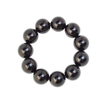 Pressed Modified Amber Jewelry Bracelet 18 mm-Amber bracelets-Home