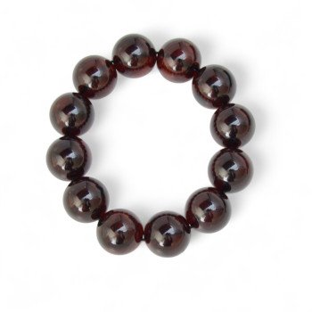 Modified Baltic amber bracelet 18mm Anniversary gift-Amber bracelets-Home
