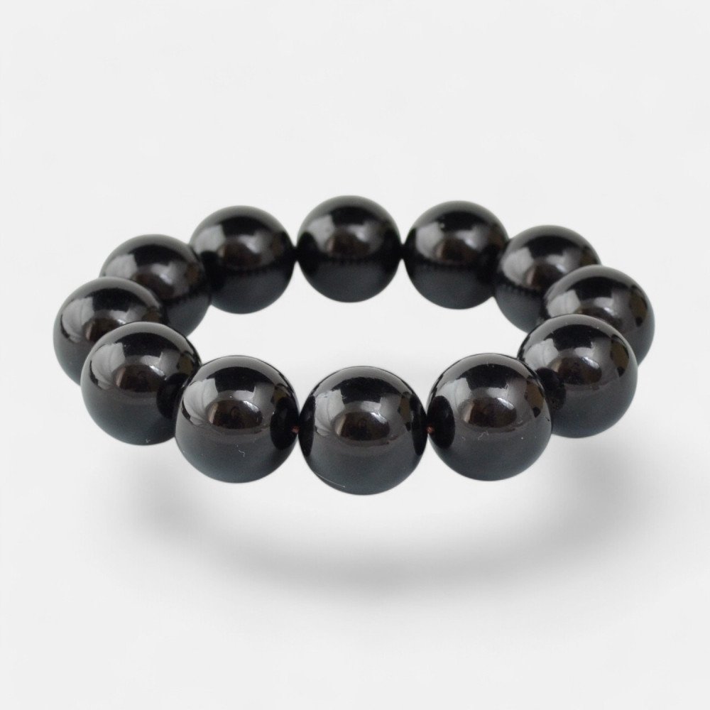 Modified pressed Amber bracelet - Gemstone beads-Amber bracelets-Home