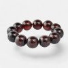 17mm Pressed amber bracelet anniversary gift idea-Amber bracelets-Home