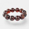 17mm Pressed amber bracelet for women-Amber bracelets-Home