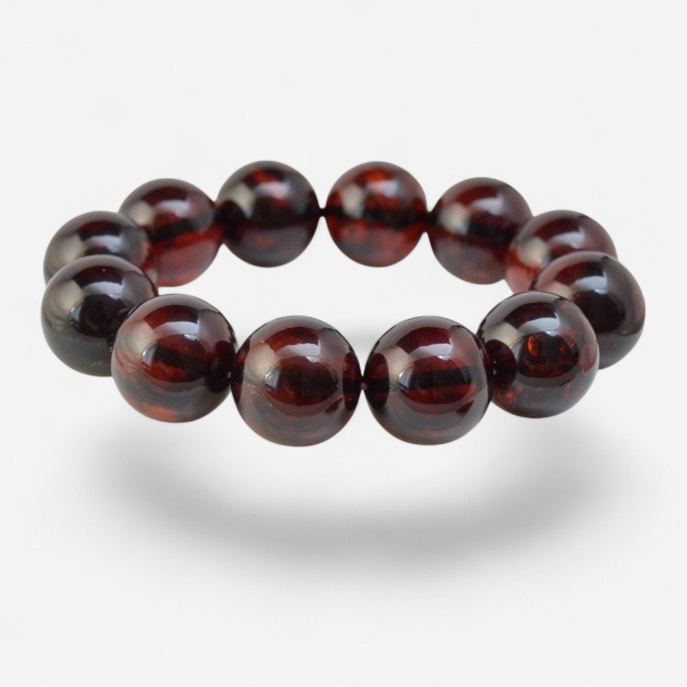 Pressed Modified Amber Bracelet – For the One Who Glows-Amber bracelets-Home