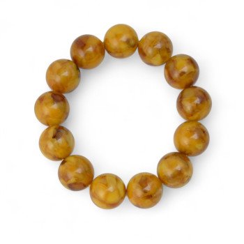 Pressed Modified Amber Bracelet – Gift Her Glow-Amber bracelets-Home