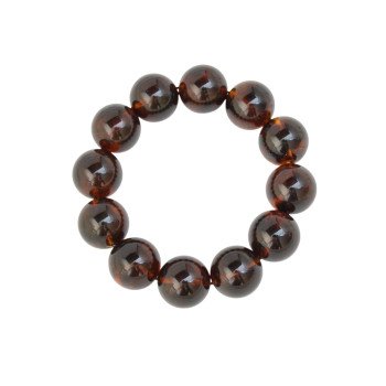 Pressed Modified Amber Bracelet - Nature Enthusiast-Amber bracelets-Home