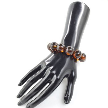 Pressed Modified Amber Bracelet for Her - Energy Bracelet-Amber bracelets-Home