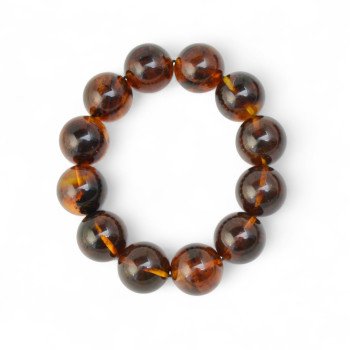 Pressed Modified Amber Bracelet for Her - Energy Bracelet-Amber bracelets-Home