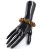 Modified Amber Bracelet for Nature Lovers 17 mm beads-Amber bracelets-Home