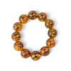 Modified Amber Bracelet for Nature Lovers 17 mm beads-Amber bracelets-Home