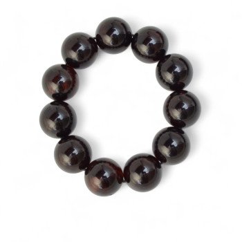 Pressed amber bracelet 17 mm Size Gift Idea-Amber bracelets-Home