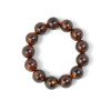 Amber Bead Bracelet – 16mm round balls-Amber bracelets-Home