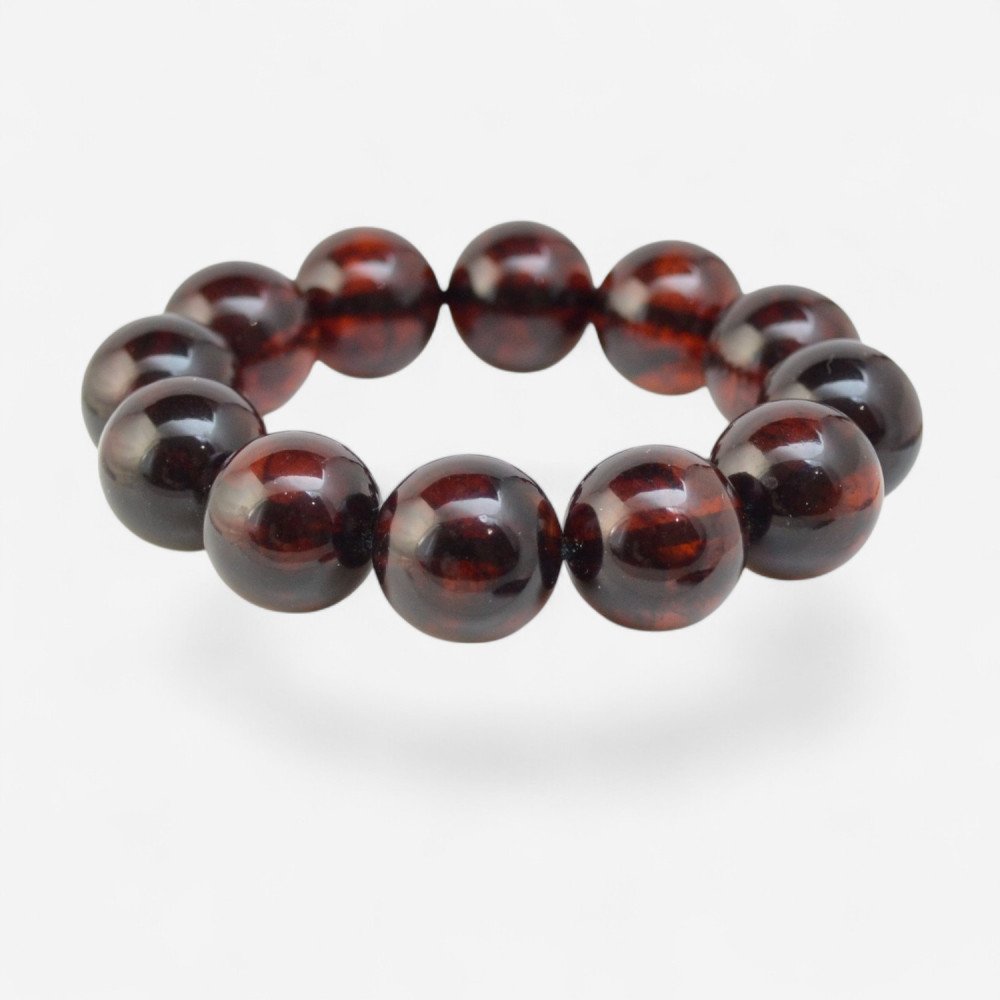 Cherry Modified Amber Design Bracelet-Amber bracelets-Home